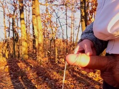 IamHornyBobo's daring public wrong ends in all directions a massive edging handjob & juicy meaty explosion!