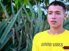 Witness Mlk Edu's super-cute culo get drilled by all a-twitter Pedro Fontes in POINT OF Advice no condom activity