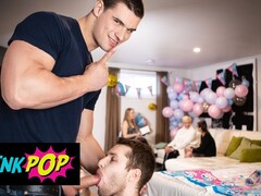 Malik Delgaty's Hairy Ass Takes On Big Dick In Twinkpop Bareback Orgy